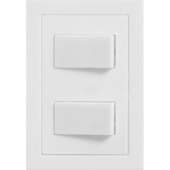 2 Interruptores Simples – Linha Ekron